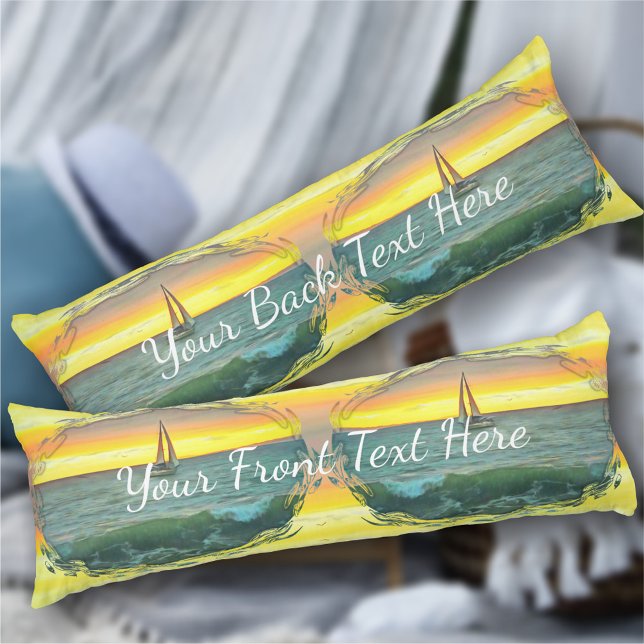 Segelboot auf Banderas Bay 0884 Seitenschläferkissen (Von Creator hochgeladen)