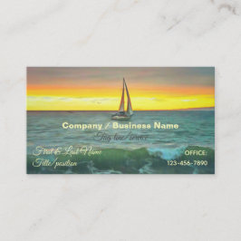 Segelboot auf Banderas Bay 0884 Visitenkarte