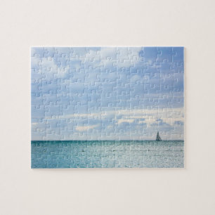 Segelboot auf dem Wasser Puzzle