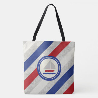 Segelboot auf der Classic Stripes Bag