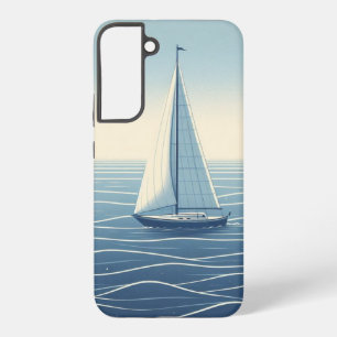 Segelboot auf hoher See Samsung Galaxy Hülle