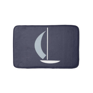 Segelboot Badematte