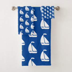 Segelboot Badhandtuch Set