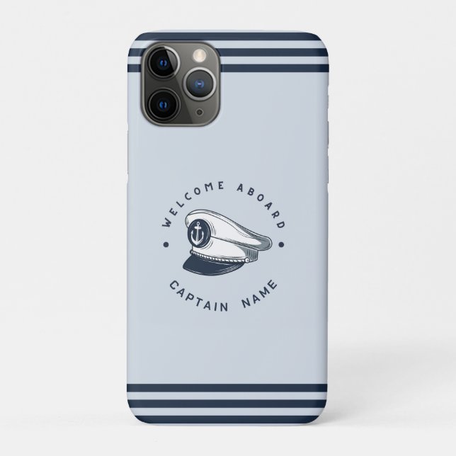 Segelboot der Blue Navy Anchor Case-Mate iPhone Hülle (Rückseite)