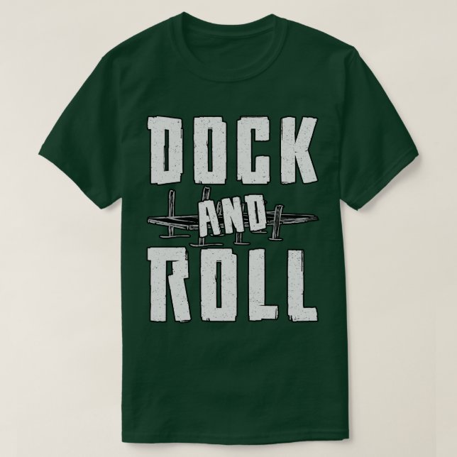 Segelboot Dock and Roll Segelboot Segelboot T-Shirt (Design vorne)