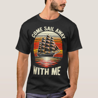 Segelboot fahren und segeln T-Shirt