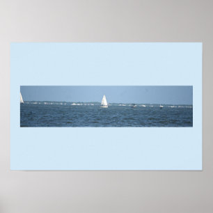 Segelboot-Foto-Poster Poster