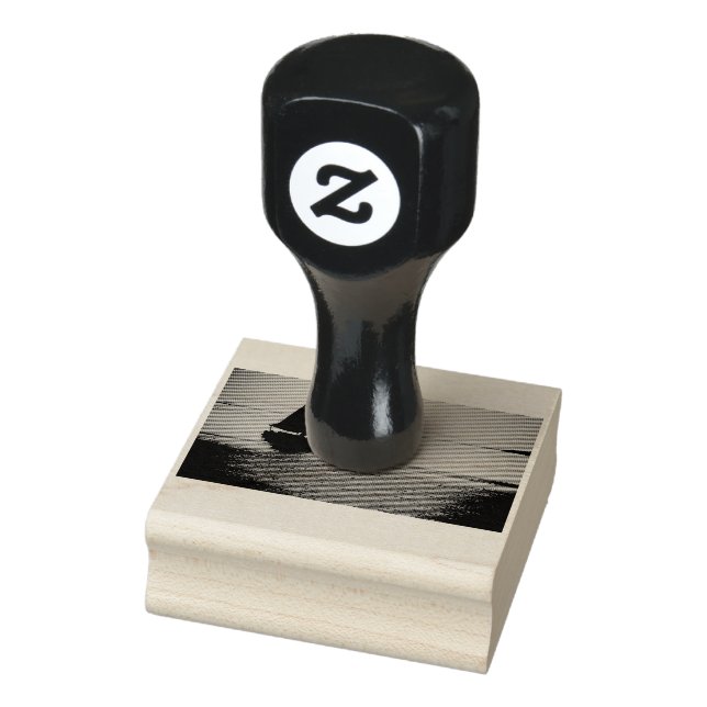 Segelboot Gummistempel (Stempel)