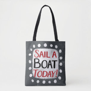 Segelboot heute Tote Tasche