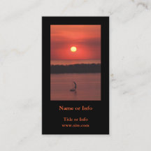 Segelboot im Sunset Foto