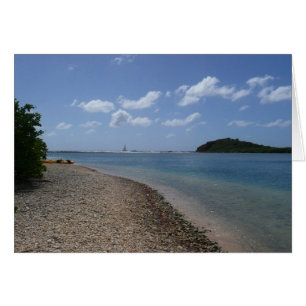 Segelboot in der Ferne bei St. Thomas