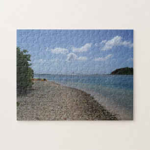 Segelboot in der Ferne bei St. Thomas Puzzle