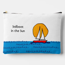 Segelboot in der Sonne Zubehörtasche