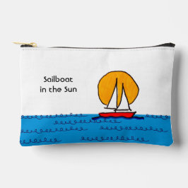 Segelboot in der Sonne Zubehörtasche