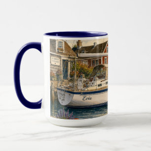 Segelboot-Kaffeetasse 15oz. Tasse