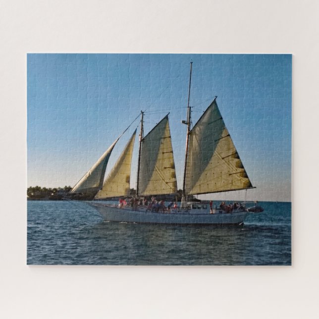 Segelboot Key West Sunset Cruise Puzzle (Horizontal)