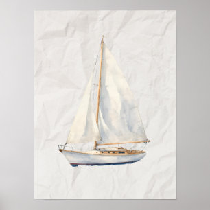 Segelboot Kinderzimmer Dekoration Baby Junge