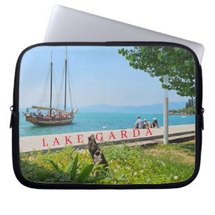 Segelboot Lake Garda Aussicht Laptop Case