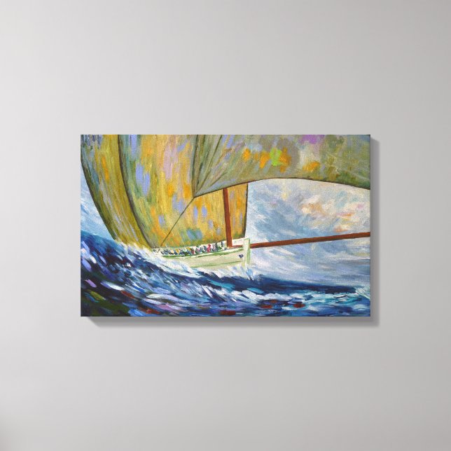 Segelboot Leinwanddruck (Vorderseite)