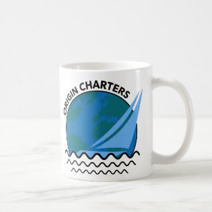 Segelboot-Logo/ Slogan Classic Kaffeetasse
