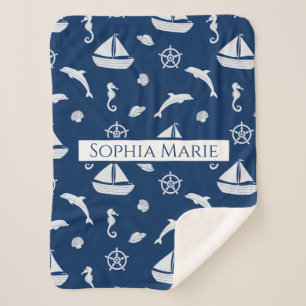 Segelboot & Marine Life Patches Sherpadecke