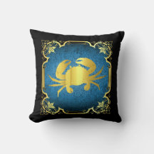 Segelboot Meereskrabbe/gold/blau/schwarz