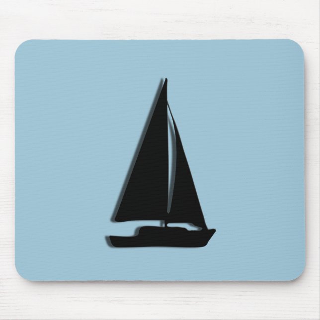 Segelboot Mousepad (Vorne)
