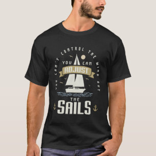 Segelboot Nautical Yacht Sailor Anchor Sail T-Shirt