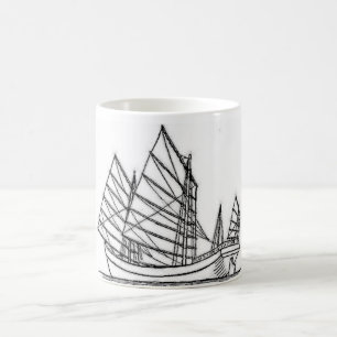 Segelboot Ost Tasse