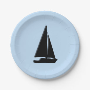 Segelboot Pappteller