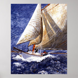 Segelboot Poster