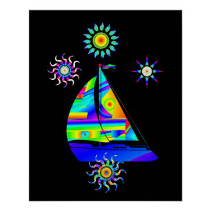 Segelboot Poster