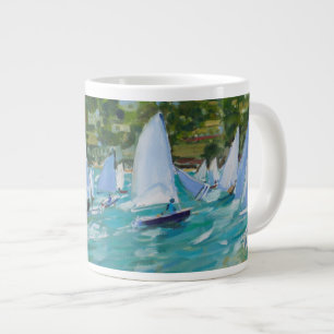 Segelboot-Rennen Jumbo-Tasse