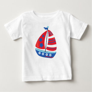 Segelboot, Segeln, Segeln, Schiff, Segeln, Boot Baby T-shirt