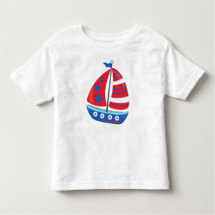 Segelboot, Segeln, Segeln, Schiff, Segeln, Boot Kleinkind T-shirt
