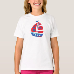 Segelboot, Segeln, Segeln, Schiff, Segeln, Boot T-Shirt