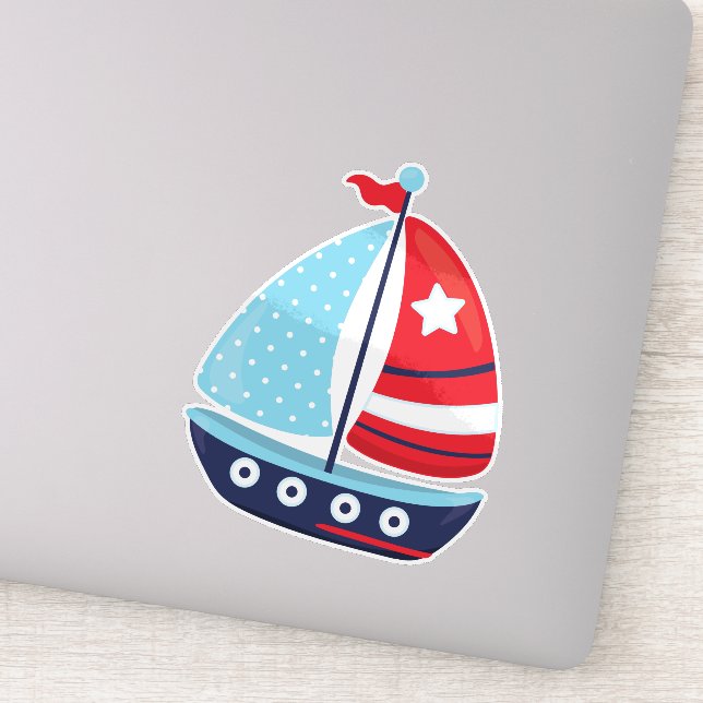 Segelboot, Segeln, Segeln, Segeln, Boot, Schiff Aufkleber (Detail)