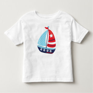 Segelboot, Segeln, Segeln, Segeln, Boot, Schiff Kleinkind T-shirt