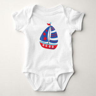 Segelboot, Segeln, Segeln, Segeln, Segeln, Schiff, Baby Strampler