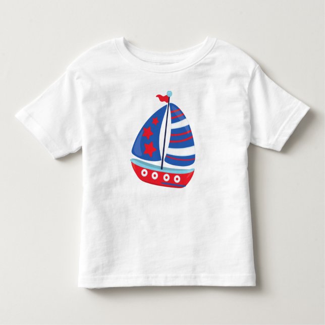 Segelboot, Segeln, Segeln, Segeln, Segeln, Schiff, Kleinkind T-shirt (Vorderseite)
