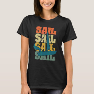 Segelboot Segelschiff Retro Vintage Für Segler Boa T-Shirt