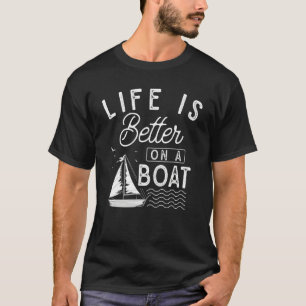 Segelboot-Segler-Kapitän-Nautik-Skipper-Segeln T-Shirt