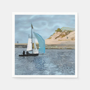 SEGELBOOT SERVIETTE
