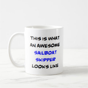 Segelboot Skipper, phantastisch Kaffeetasse