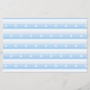 Segelboot Streifen Scrapbooking Papier