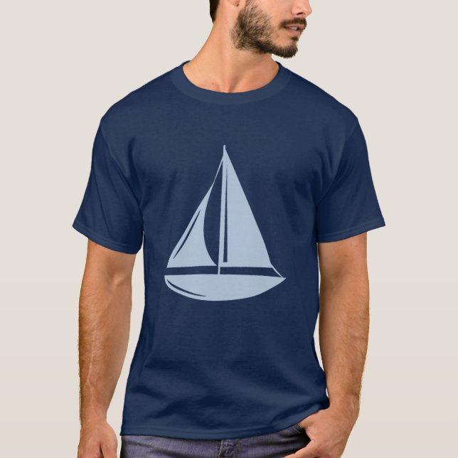 Segelboot-T - Shirt (Vorderseite)