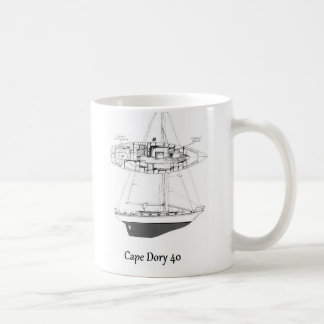 Segelboot-Tasse des Kap-Ruderboot-40 Tasse
