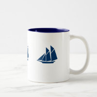 Segelboot-Tasse