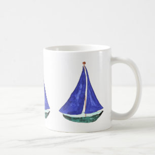 Segelboot-Tassen u. Trinkbehälter Kaffeetasse