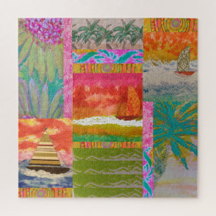 Segelboot Tropisches Puzzle